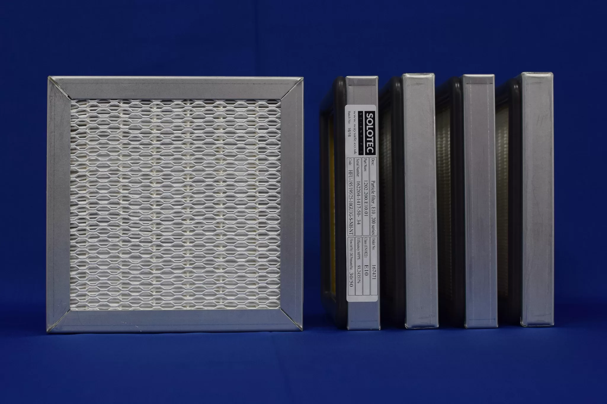 Pack of 5. EPA filter 200 series - E10 with test certificate