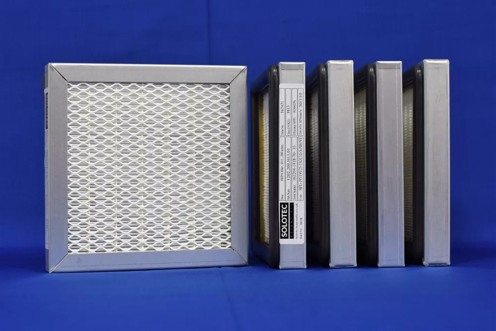 Pack of 5. HEPA filter 200 series - H13 with test certificate