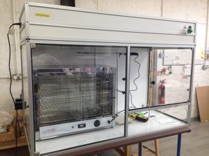 Bespoke Soil Sample Drying Cabinet for Asbestos analysis Waysafe Soil Drying Cabinet